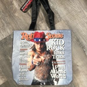 New! Rolling Stones Kid Rock Tote Bag